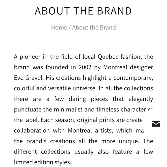 Eve Gravel linen top blouse crop mustard yellow small made in Canada - Picture 6 of 6